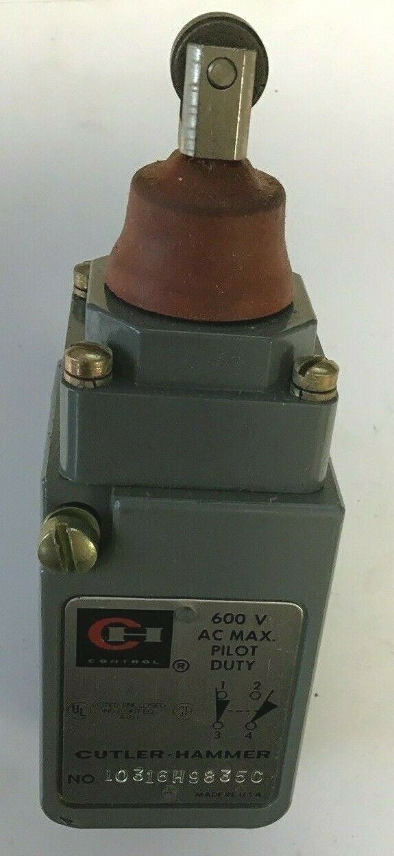 CUTLER HAMMER 10316H9835 LIMIT SWITCH 600VAC 2