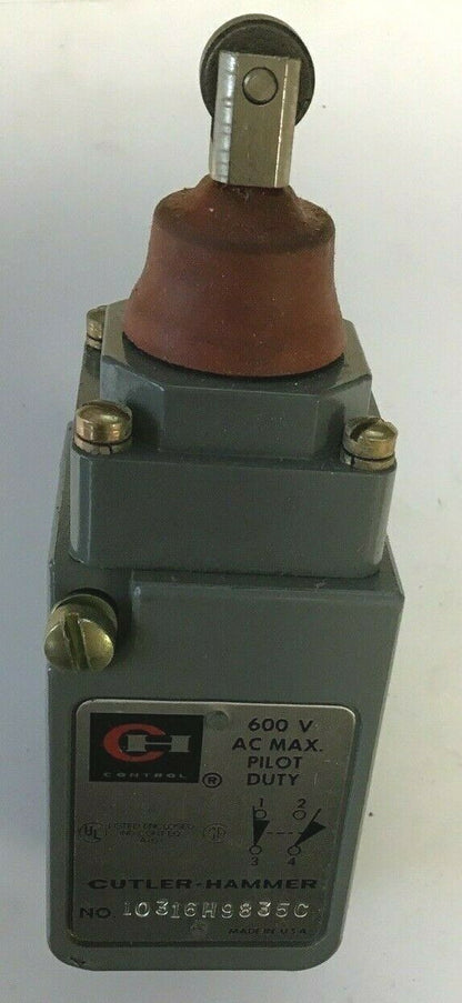 CUTLER HAMMER 10316H9835 LIMIT SWITCH 600VAC 2