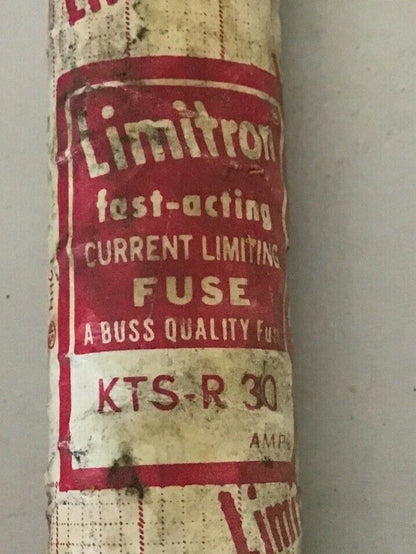 LIMITRON KTS-R-30 FAST ACTING FUSE CLASS RK1 600VAC***LOTOF7****3
