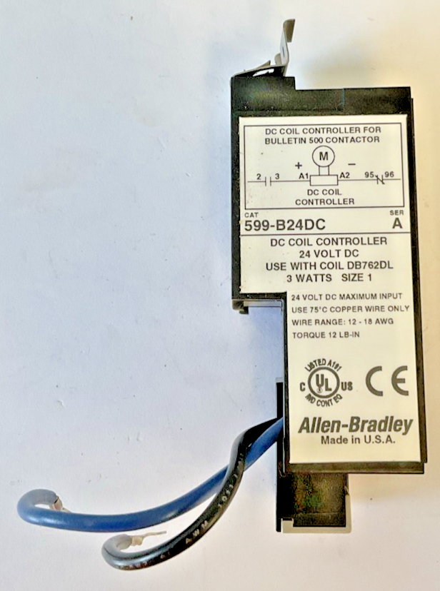 ALLEN BRADLEY 599-B24DC COIL SER.A 24VDC0