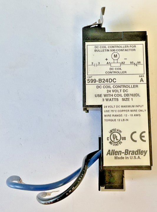 ALLEN BRADLEY 599-B24DC COIL SER.A 24VDC0