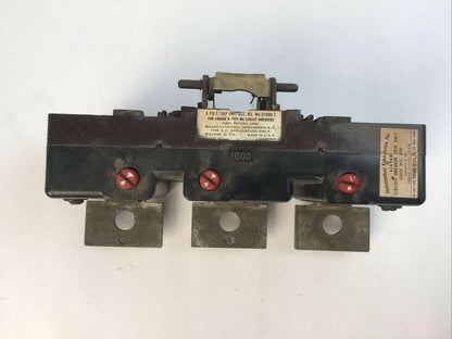 SQUARE D MA-31000-T TRIP UNIT 1000A MAG TRIP ADJ 3000-6000A 0