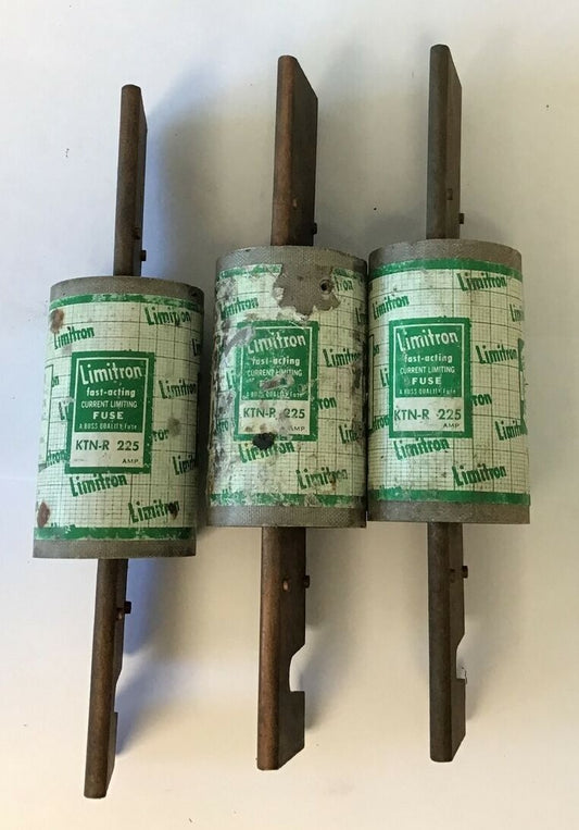 LIMITRON KTNR-225 FUSE 250VAC CLASS RK1 CURRENT LIMITING FAST-ACTING***LOTOF3***0