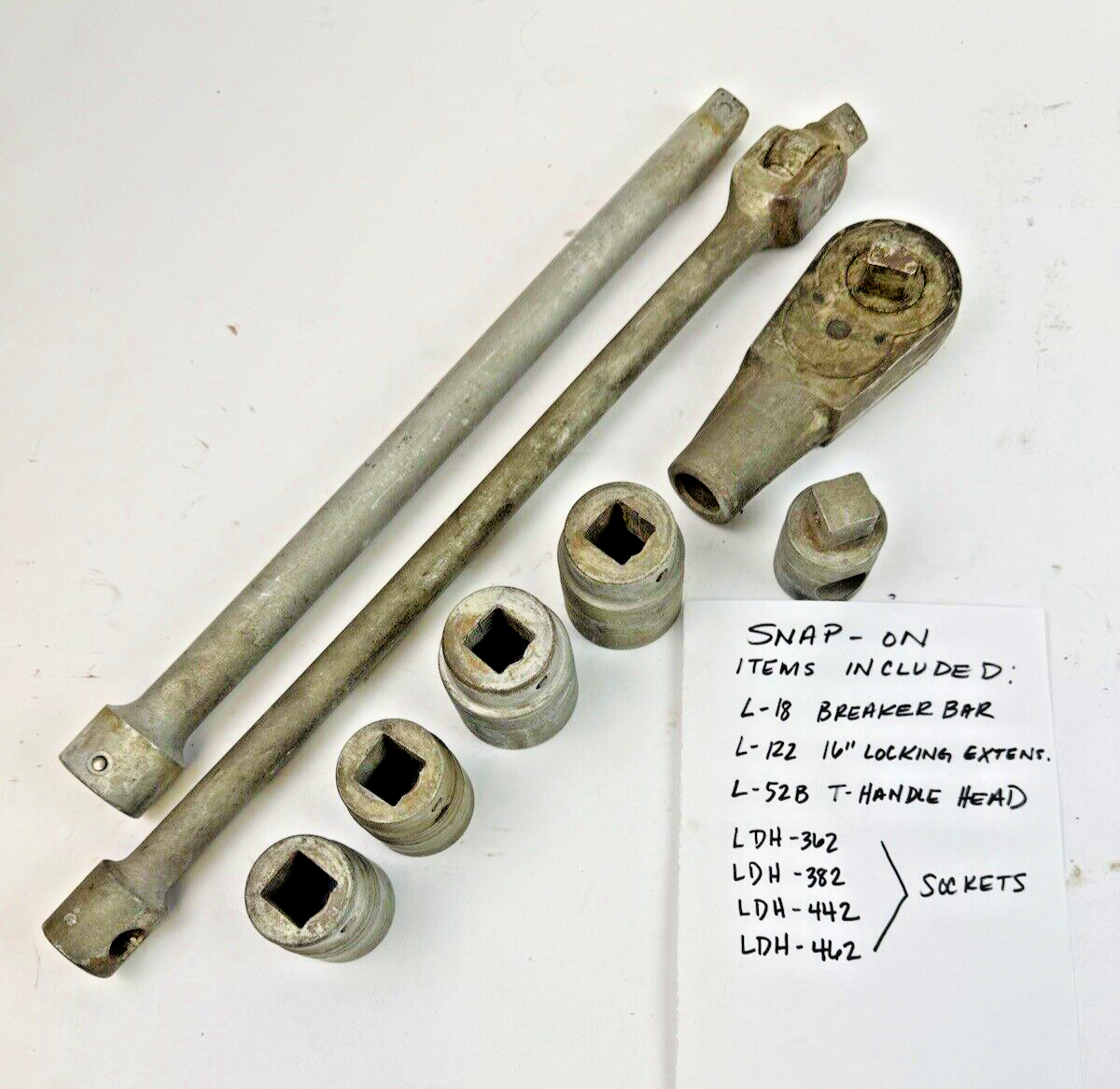 SNAP-ON / JH WILLIAMS - SOCKET SET - AMAZING PIECES - SEE FULL DESCRIPTION BELOW1