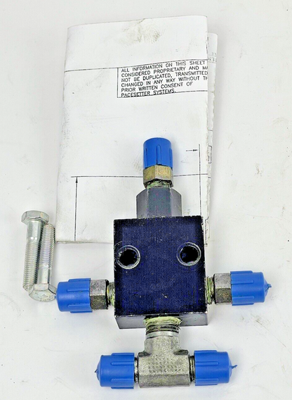 PACESETTER SYSTEMS - MODEL 180 - PILOT OPERATED CHECK VALVE - BRAND NOT STAMPED0