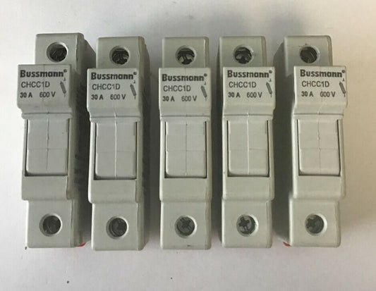 BUSSMANN CHCC1D FUSE HOLDER 30A 600V ****LOTOF5**** 0