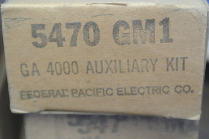 FEDERAL PACIFIC ELECTRIC / FPE 5470GM1 GA4000 AUXILIARY KIT NEW SURPLUS 5470-GM11
