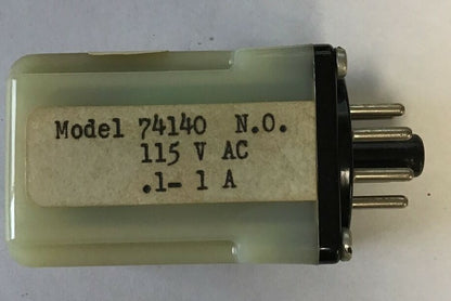 JOHNSON CONTROLS 74140 RF. LIMIT SWITCH 115VAC .1-1 A N.O.2