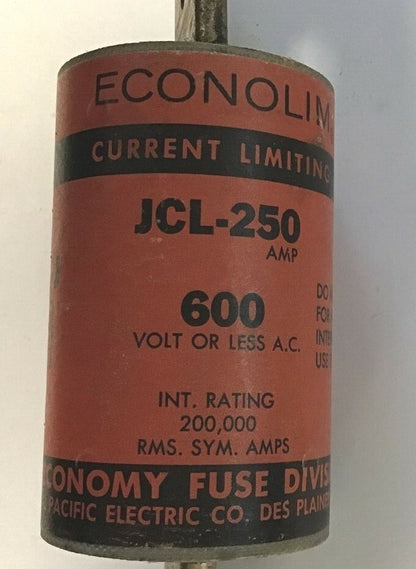 FEDERAL PACIFIC ECONOLIM JCL-250 FUSE 250A 600VAC1