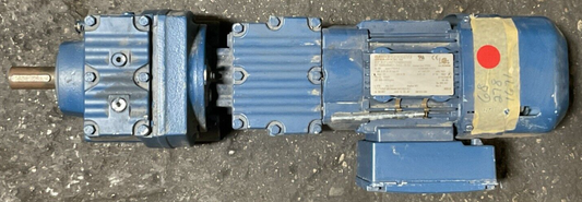SEW-EURODRIVE R37 R17 DRS71S4BE05HR GEAR MOTOR HZ 60 rpm 1700/9.9 V230/460 YY/Y0