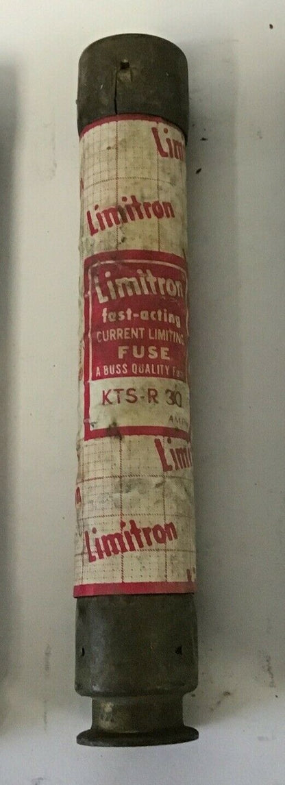 LIMITRON KTS-R-30 FAST ACTING FUSE CLASS RK1 600VAC***LOTOF7****2