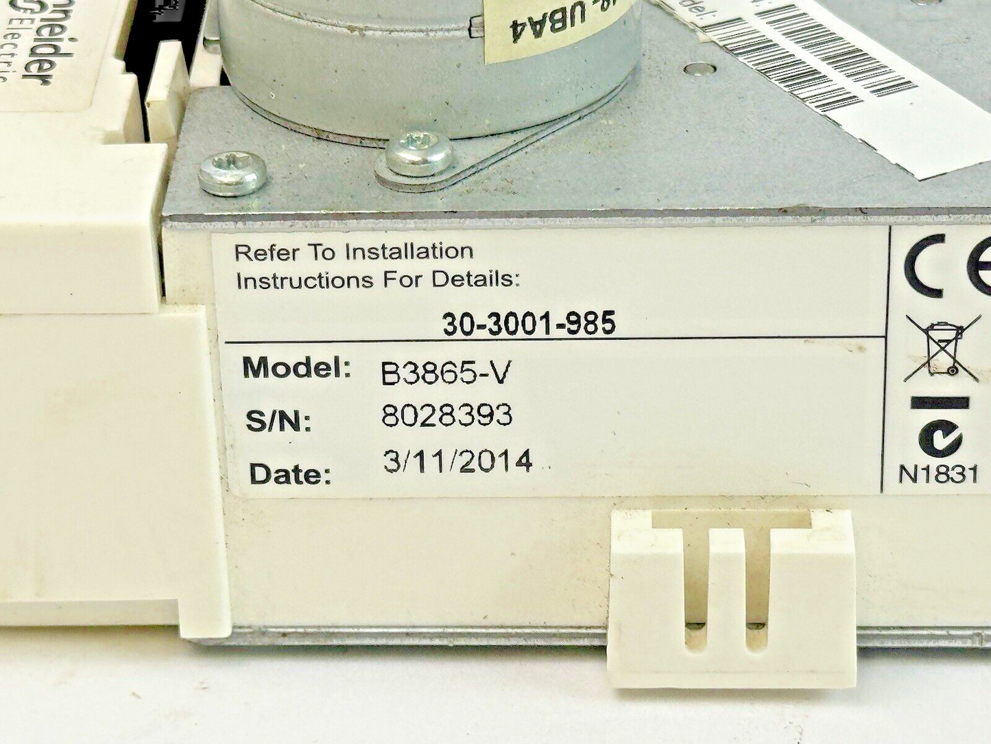 SCHNEIDER ELECTRIC - B3865-V - ANDOVER CONTINUUM 865-V - BACNET CONTROLLER7