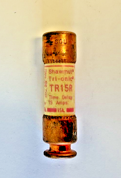 FERRAZ SHAWMUT TR15R FUSE TRI-ONIC TIME DELAY CLASS RK5 250VAC  ****LOTOF15****1