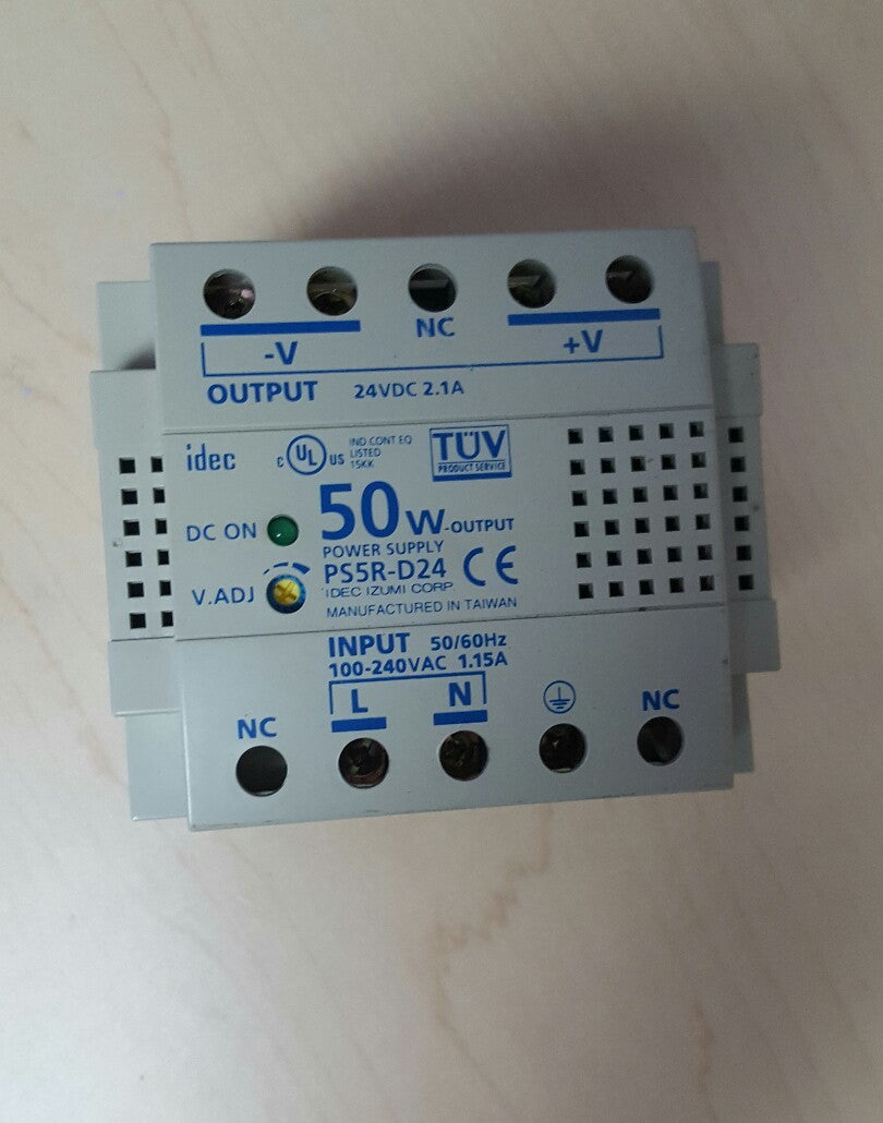 IDEC 24 VDC Power Supply 2.1A Idec PS5R-D24 Din Rail Power Supply0