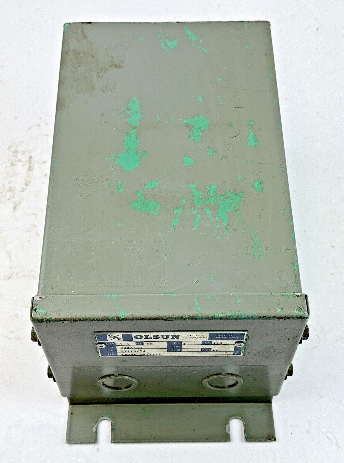 OLSUN - 18746 S-632282 - DRY TYPE TRANSFORMER - 1.5 KVA, 60 HZ, 1 PH, 230/460 HV3