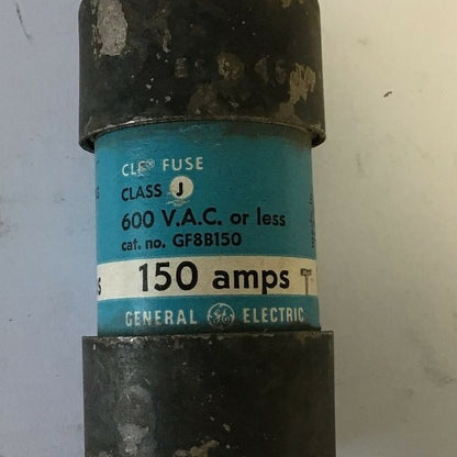 GENERAL ELECTRIC GF8B150 CURRENT LIMITING FUSE 600VAC 150A CLASS J 1