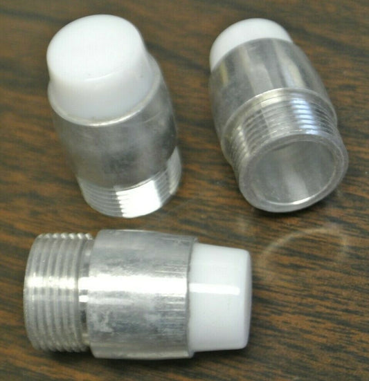 LOT of 3 / GENERAL ELECTRIC CR103JX8 INDICATOR LIGHT LENS / WHITE / NEW SURPLUS0