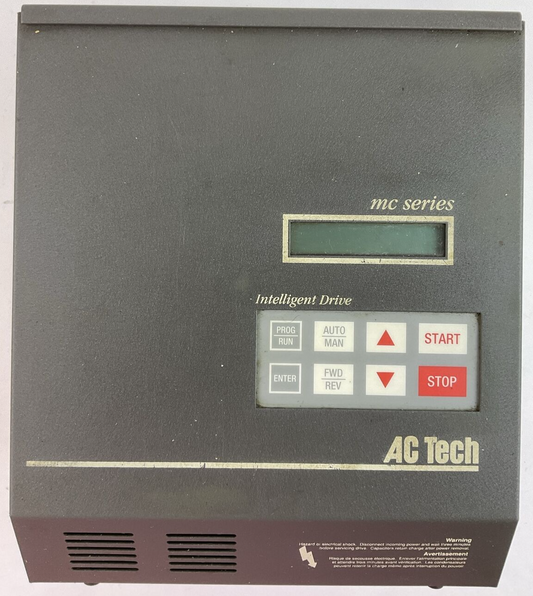 AC TECH MC SERIES M1475B INTELLIGENT DRIVE OUTPUT 0-400/460V 3PH 12.6/11A 7.5HP0