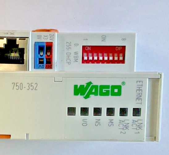 WAGO 750-352 ETHERNET COUPLER 24VDC 2PORT 100MBIL1