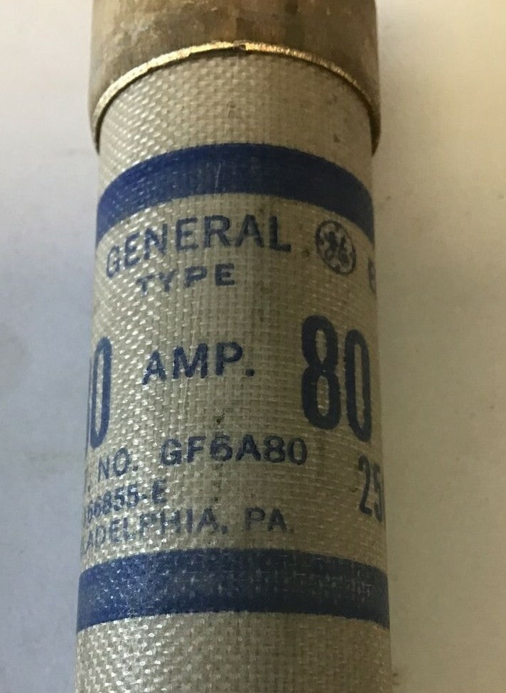 GENERAL ELECTRIC GF6A80 FUSE 250V 80A ****LOTOF3****3