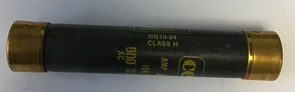 CEFCO 10KOTS40 10K ONE TIME FUSE CLASS H 600VAC ***LOTOF4***1