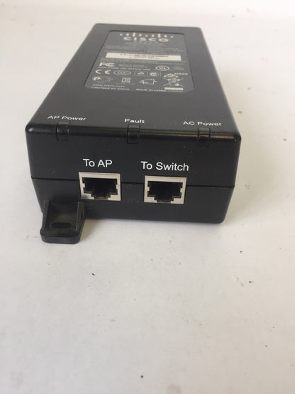 CISCO DPSN-35FBA POWER INJECTOR INPUT 100-240VAC 0.8A OUTPUT 56VDC 0.55A 3