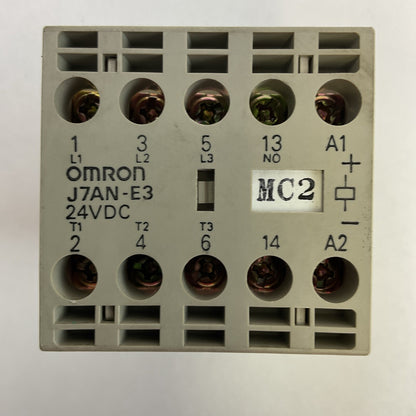 ONRON J7AN-E3 CONTACTOR 600VAC 15A 3PH 5HP COIL 24VDC0