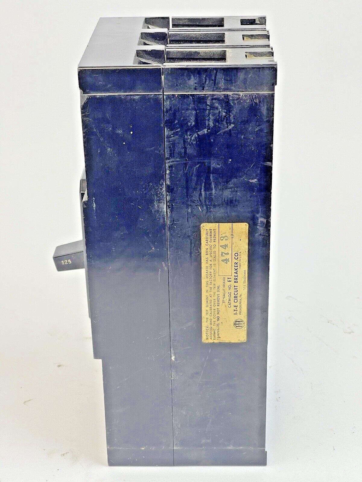 ITE/ GOULD/ SIEMENS - JL3-B150 - CIRCUIT BREAKER - 150 A, 600 VAC, 3 POLE4
