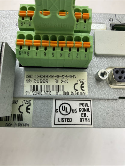 REXROTH CSH01.1C-S3-ENS-NNN-NNN-S2-S-NN-FW HCS02.1E-W0012-A-03-NNNN HAS05.1-007-1