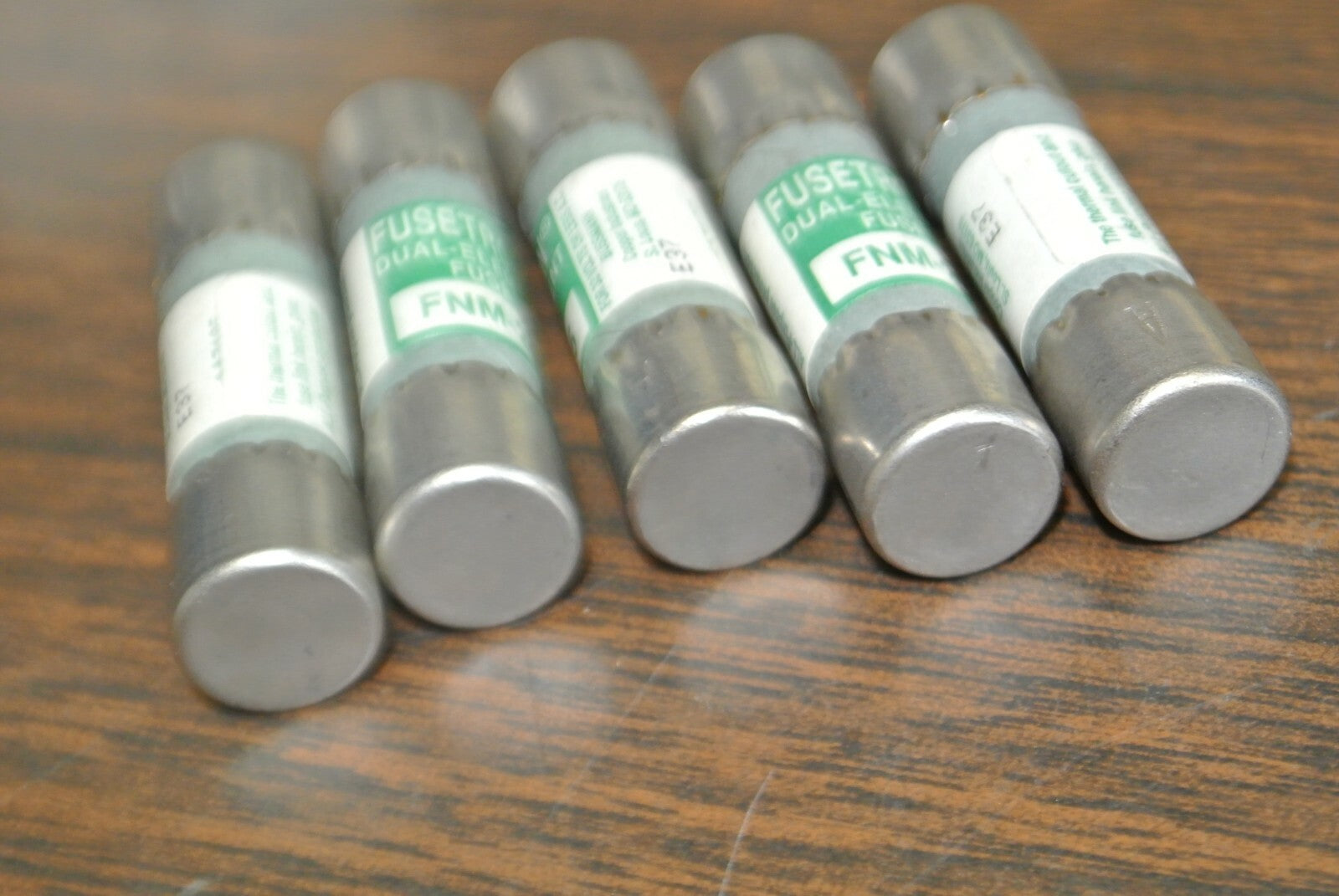 LOT of 5 / BUSS FNM-25 MIDGET FUSE / 25A / 32V / NEW SURPLUS2