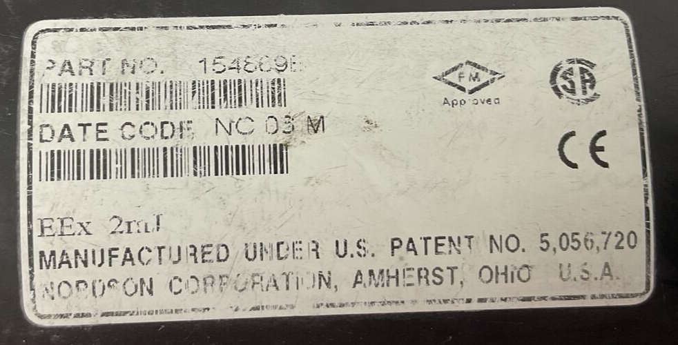 NORDSON 154869B VERSA-SPRAY II POWDER COATING GUN1