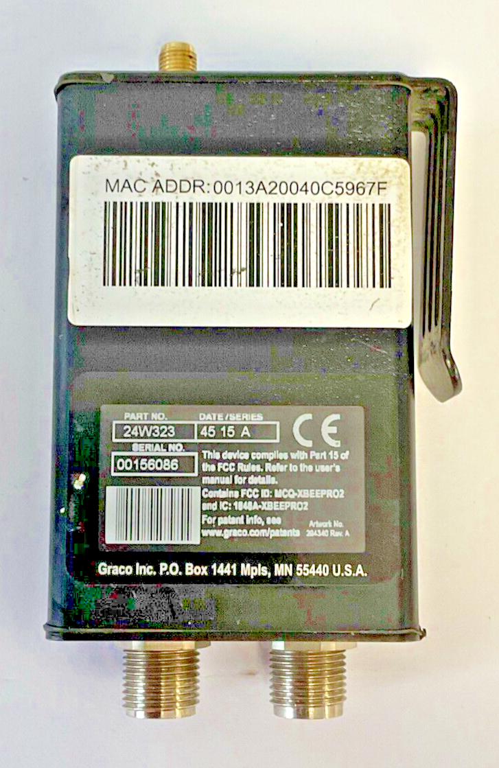 GRACO 24W323 SER.A LINESITE WIRELESS MONITOR2