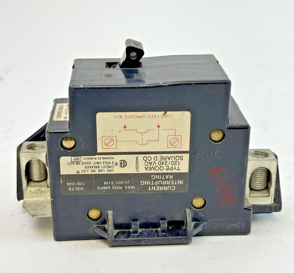 SQUARE D - QOM125VH - MAIN CIRCUIT BREAKER - 2 POLE/ 125 A/ 240 VAC3