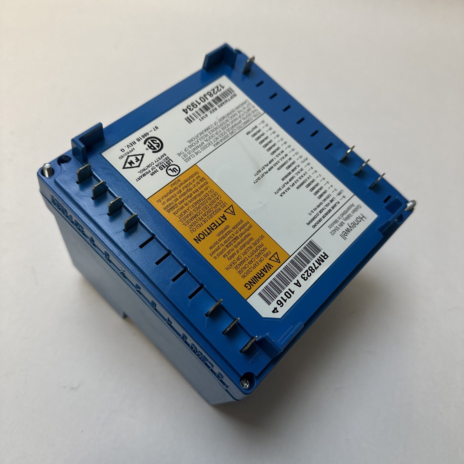 HONEYWELL S7800A1001 BURNE CONTROL REV 2018 R7849A1023 ULTRAVIOLET FLAME AMP2