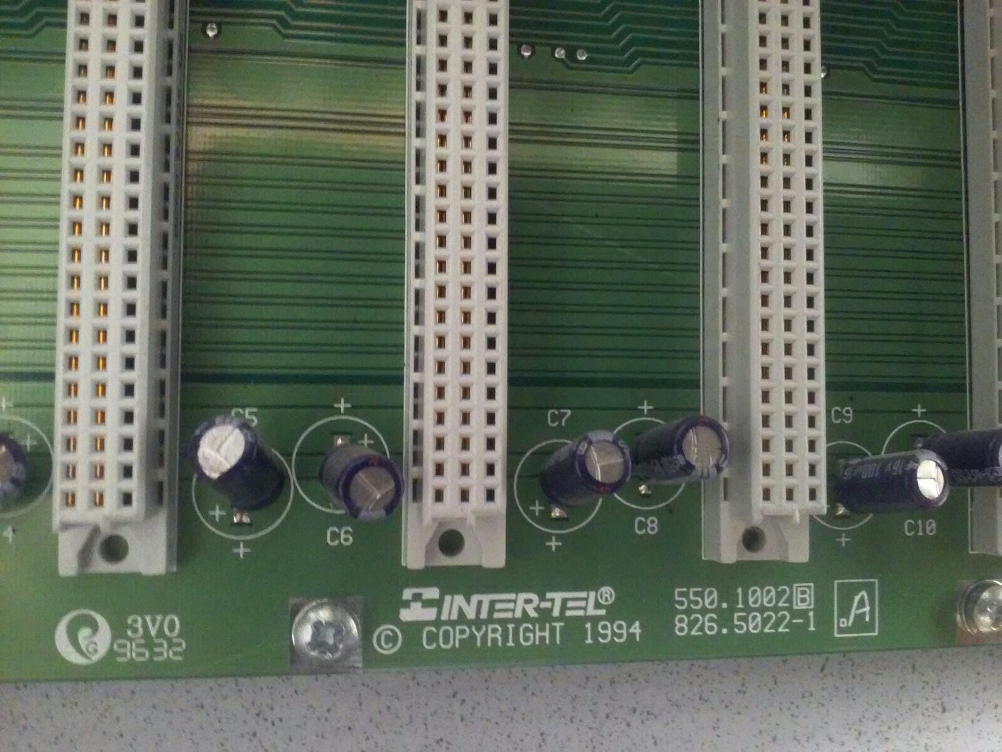 INTER-TEL 550.1200 MODEL AXXESS CARD CABINET W/ POWER SUPPLY 120/240V 4/2A 5