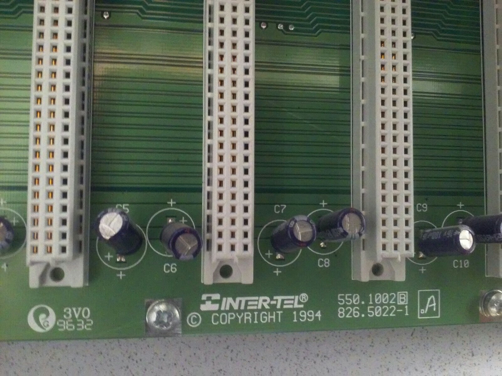 INTER-TEL 550.1200 MODEL AXXESS CARD CABINET W/ POWER SUPPLY 120/240V 4/2A 5