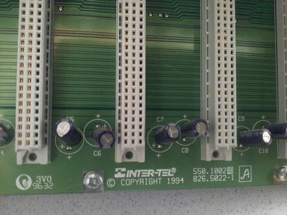 INTER-TEL 550.1200 MODEL AXXESS CARD CABINET W/ POWER SUPPLY 120/240V 4/2A 5