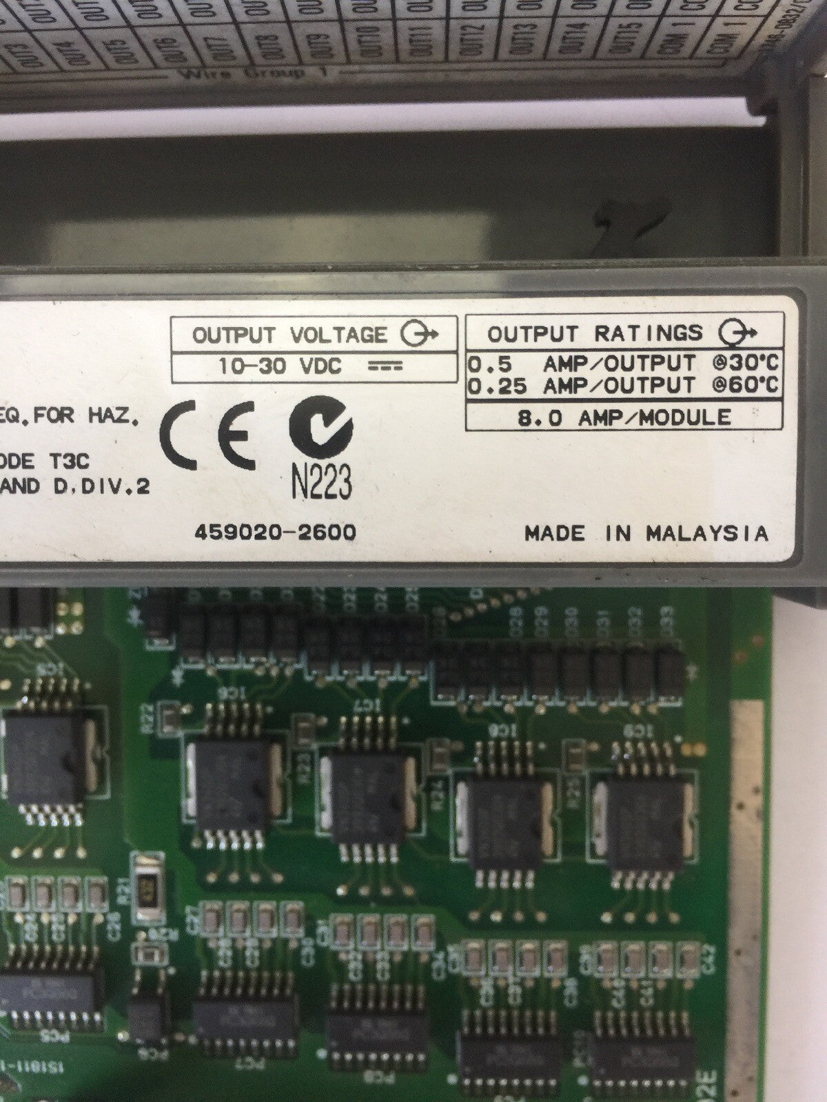 ALLEN BRADLEY 1746-0B32E OUTPUT MODULE 10-30VDC SER A SLC5002