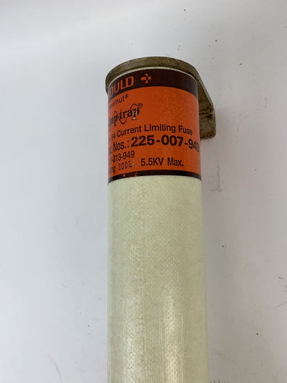 Gould Shawmut Amp-trap CL-14 225-007-949 Current Limiting 200E 5.5KV Fuse1