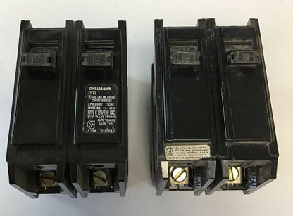 SYLVANIA C215 CIRCUIT BREAKER 15A 120/240VAC 2POLE 0