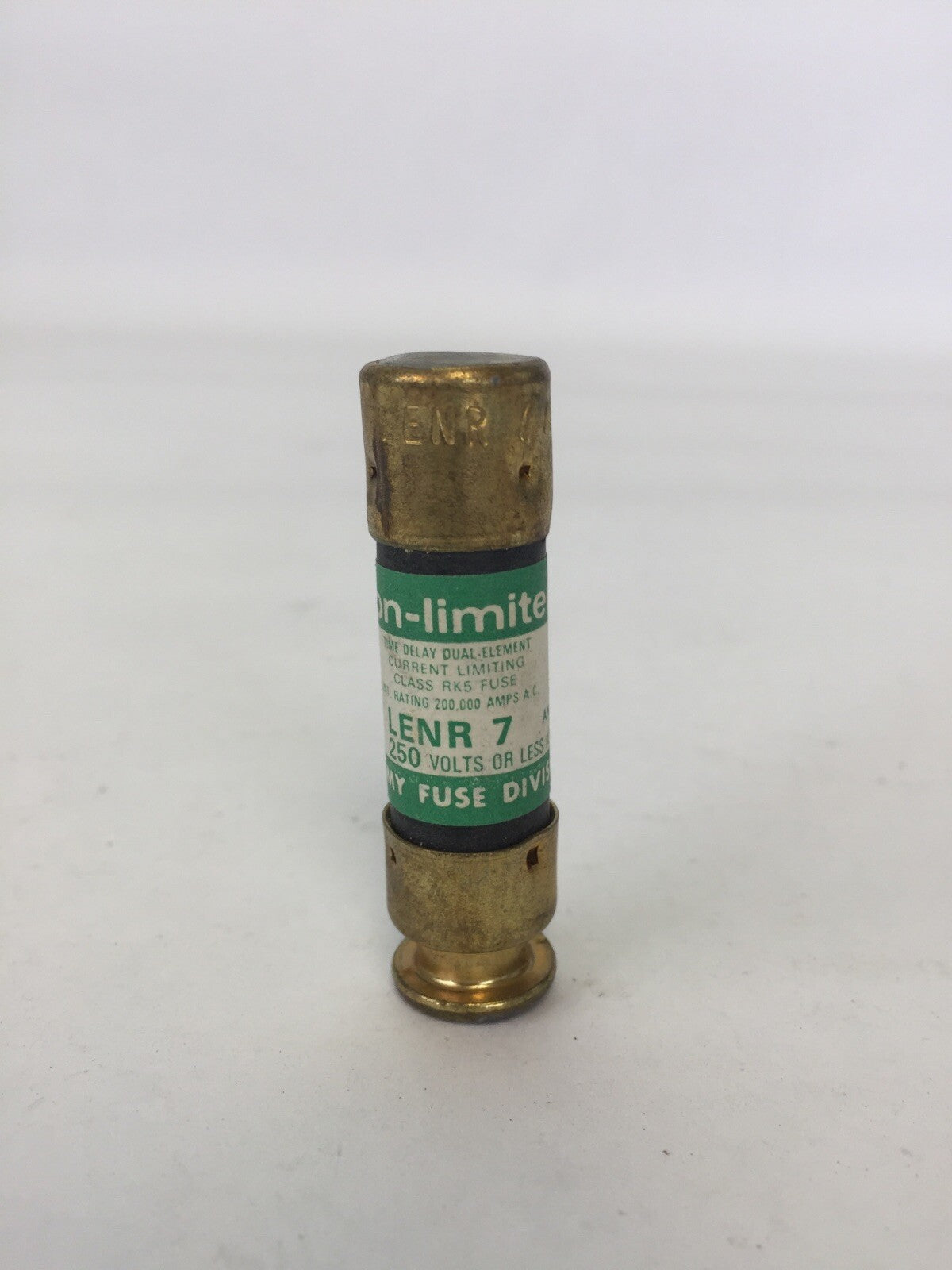 ECONOMY LENR 7 ECON-LIMITER TIME DELAY CLASS RK5 FUSE 250VAC 7AMP (LOT OF 7)0