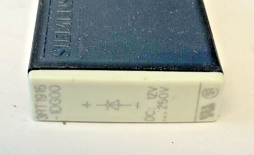 SIEMENS 3RT1916-1DG00 SURGE SUPPRESSOR 250V 12VDC****LOTOF3****2