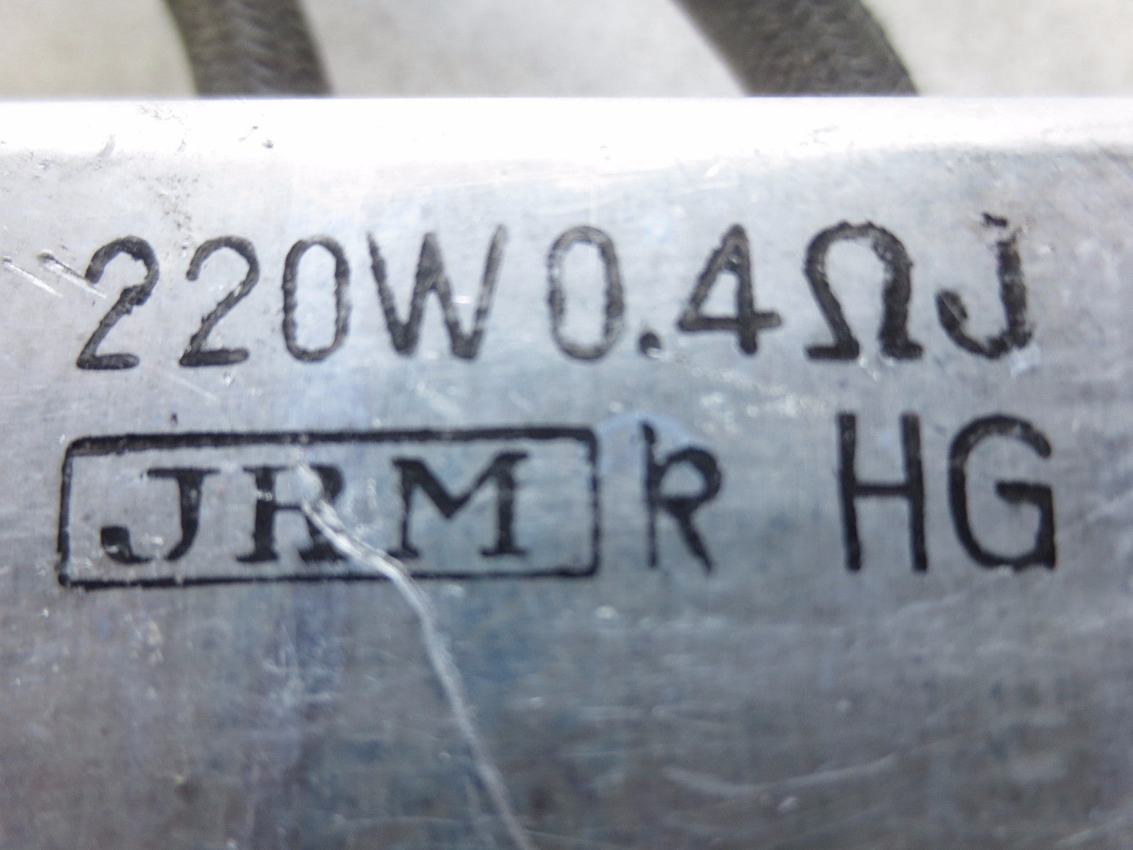 JRM JAPAN RESISTOR Mfg. 220W, 0.4 Ω J - 0.4 OHM - RESISTOR4