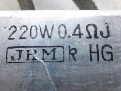 JRM JAPAN RESISTOR Mfg. 220W, 0.4 Ω J - 0.4 OHM - RESISTOR4