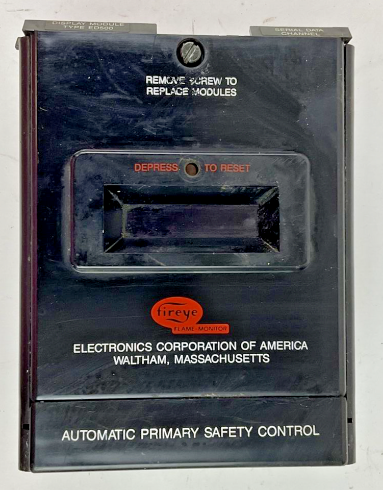 FIREYE EB-700 SAFETY CONTROLLER EUV1 FLAME AMP, EP390 PROGRAMMER, ED500 DISPLAY1