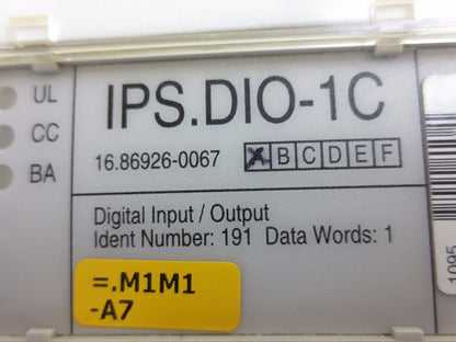 MAN ROLAND IPS.DIO-1C - Rev. A - DIGITAL INPUT/OUTPUT MODULE - 16.86926-0067  1