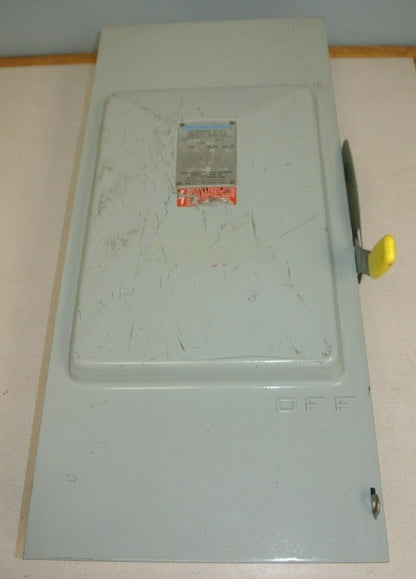 CROUSE-HINDS GH424N GENERAL DUTY FUSIBLE SAFETY SWITCH / 240V / 200A / 25HP2