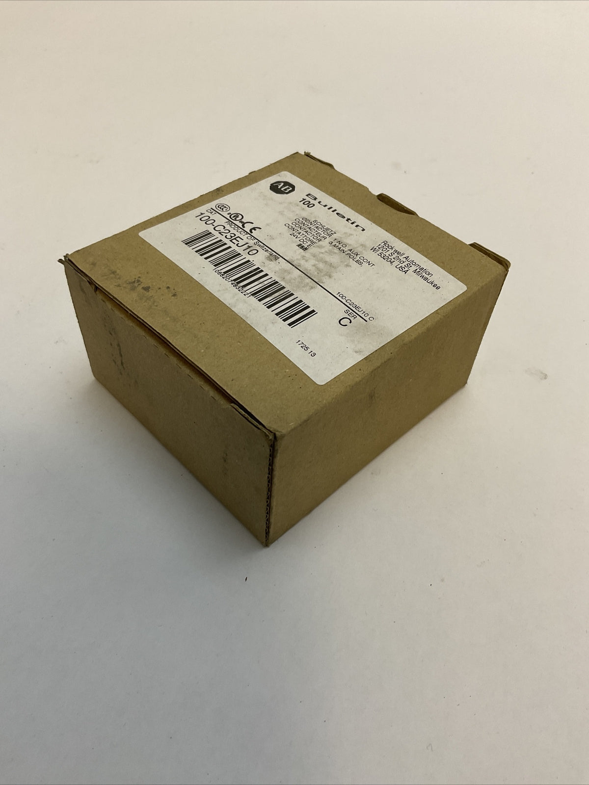 ALLEN BRADLEY 100-C23EJ10 CONTACTOR SER C 24VDC1