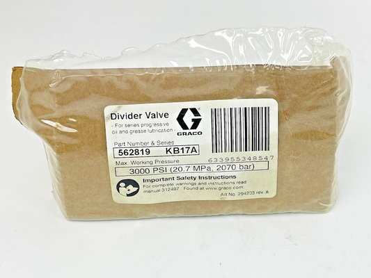 GRACO - 562819 - Trabon® MXP Series Single Divider Valve - 562819 KB17A - MXP-250