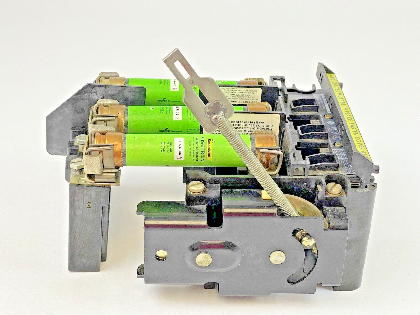 FUSETRON - FRS-R-45 (LOT OF 3) -600VAC 45A FUSES WITH ALLEN BRADLEY 1494V-DS60 A5